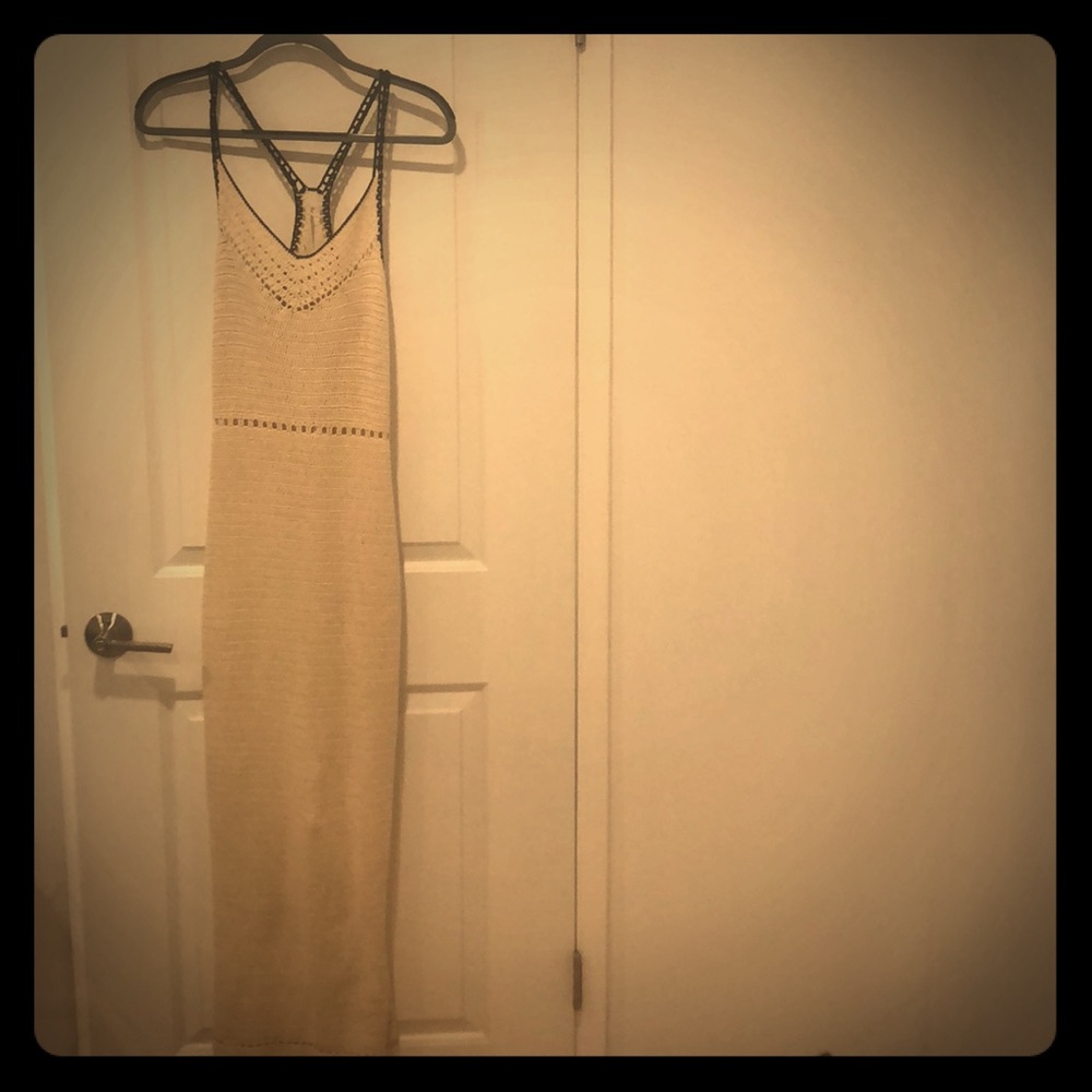 Crochet Long Dress - Ecru - Never Worn